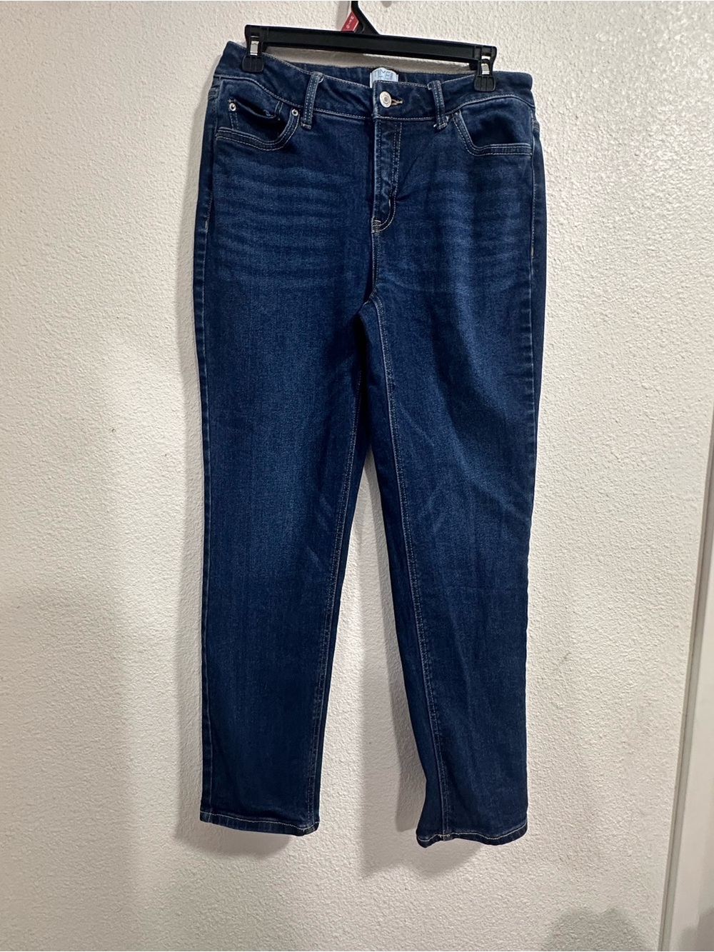 Time and Tru Women's Dark Blue Straight Leg Jeans